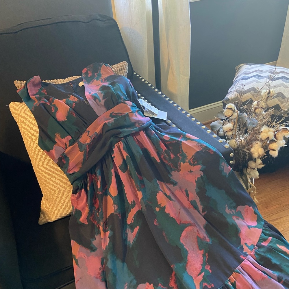 Multicolor Straped Dress